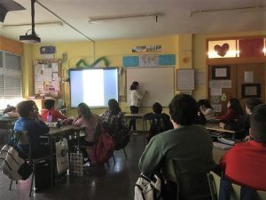 Greyhounds in Need visit Spanish schools to see galgo education in action
